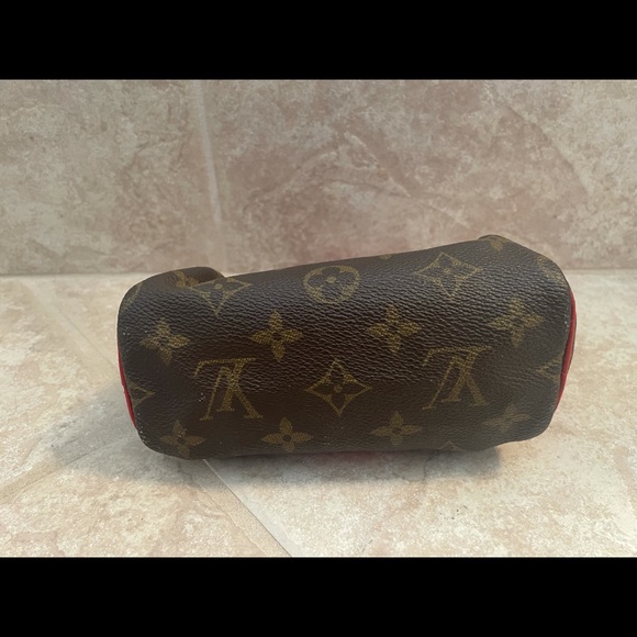 Custom Red Authentic Louis Vuitton Mini Speedy - Picture 8 of 11